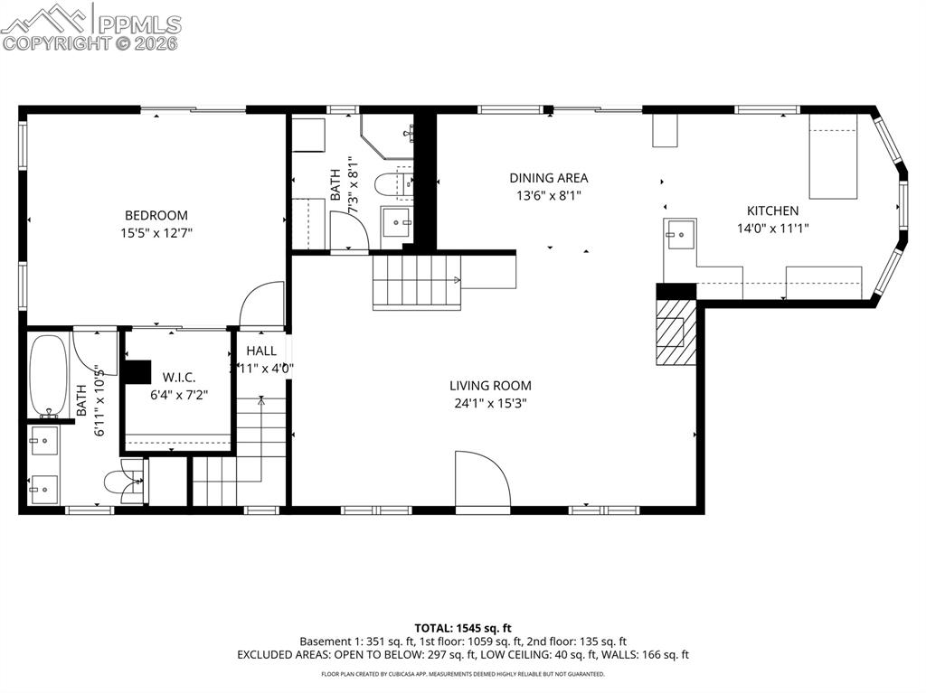 Main floor with Primary bedrom
