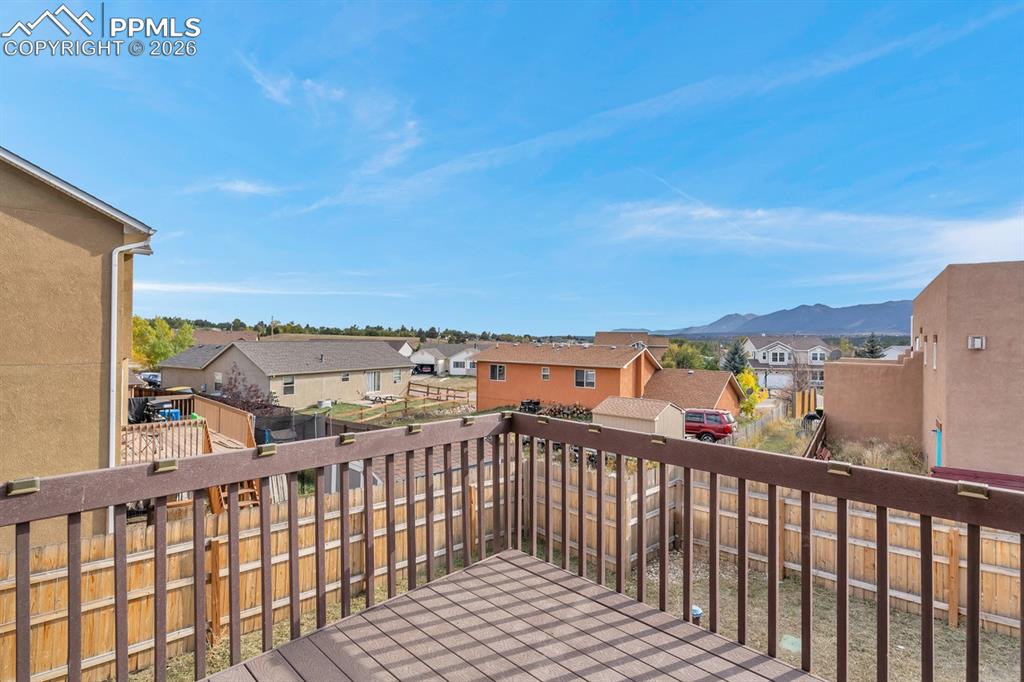 Back Deck off Dining Room!