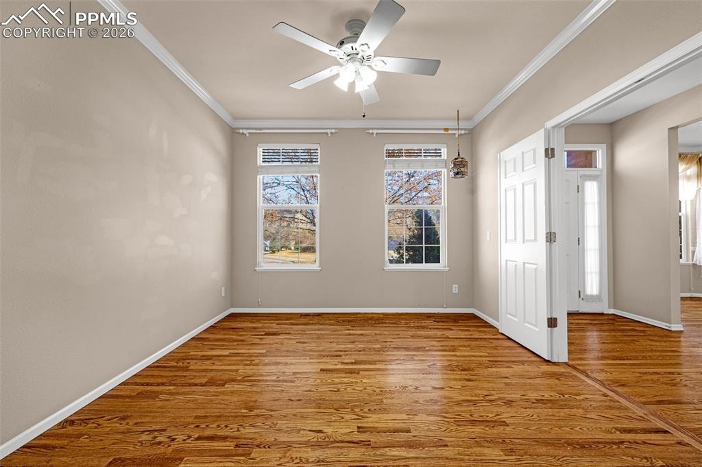 Main Level master bedroom suite convienently sits off main living area