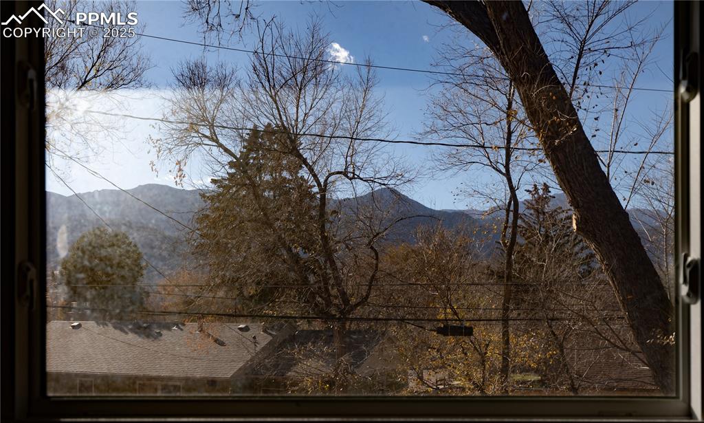 Pikes Peak View from 2nd Main Level Bedroom