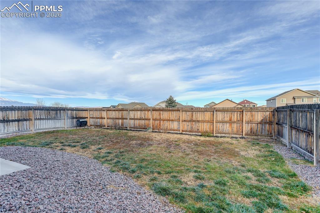 Mountain views from yard