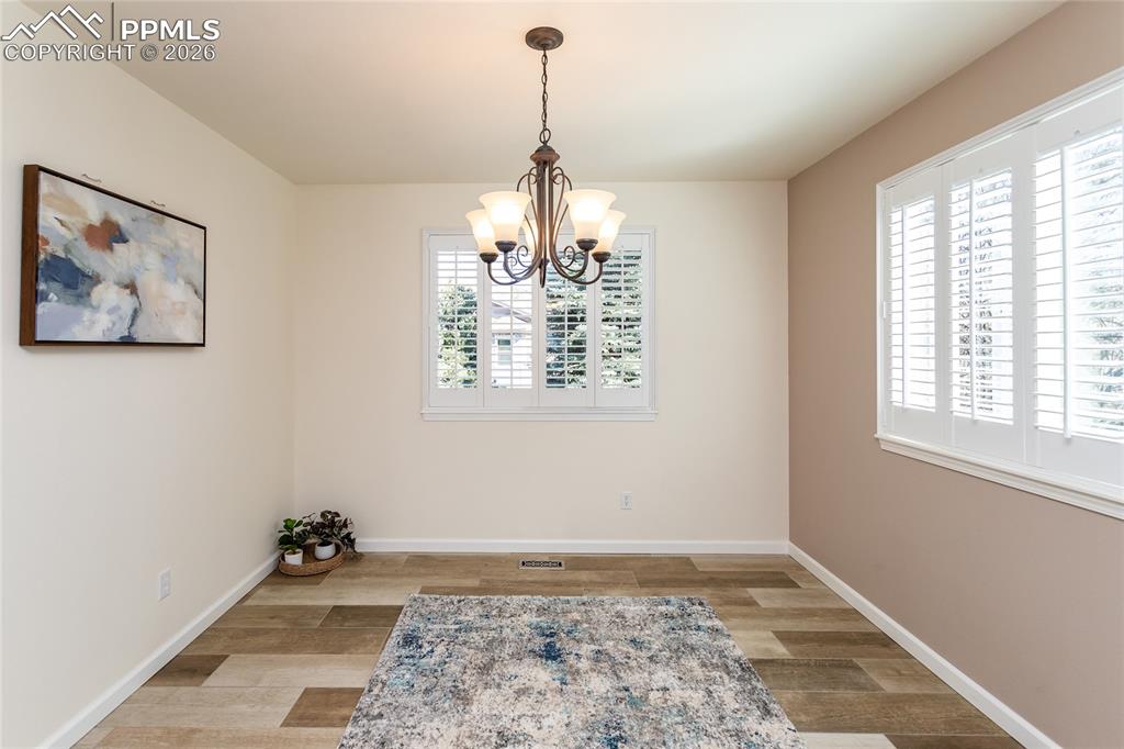 Just off the kitchen for entertaining!