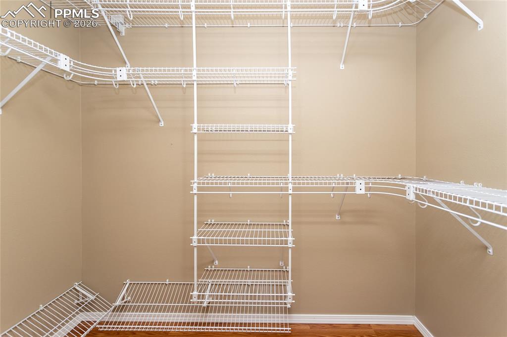 Walk-in closet off Main bedroom