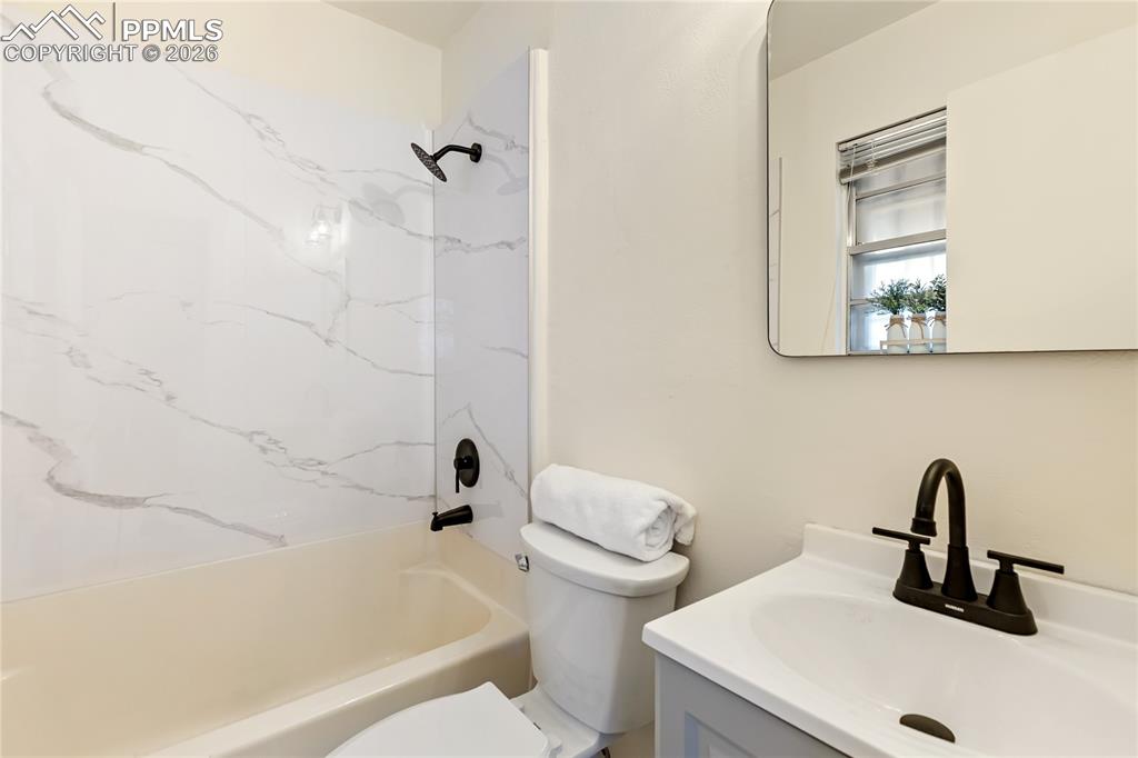 Remodeled primary bathroom.