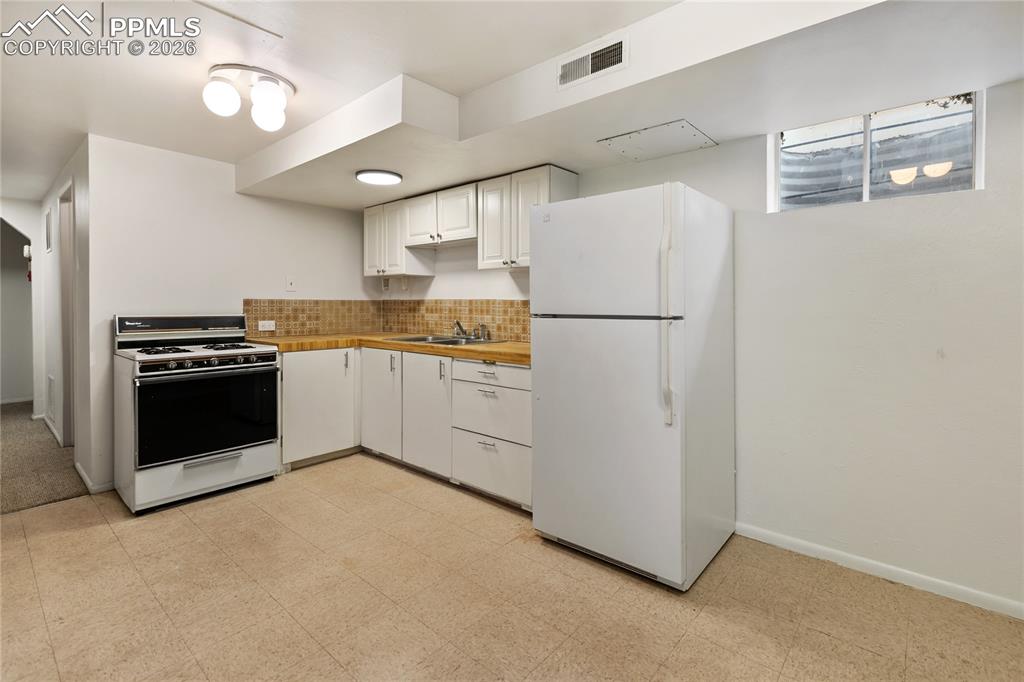 2nd kitchen in the basement.