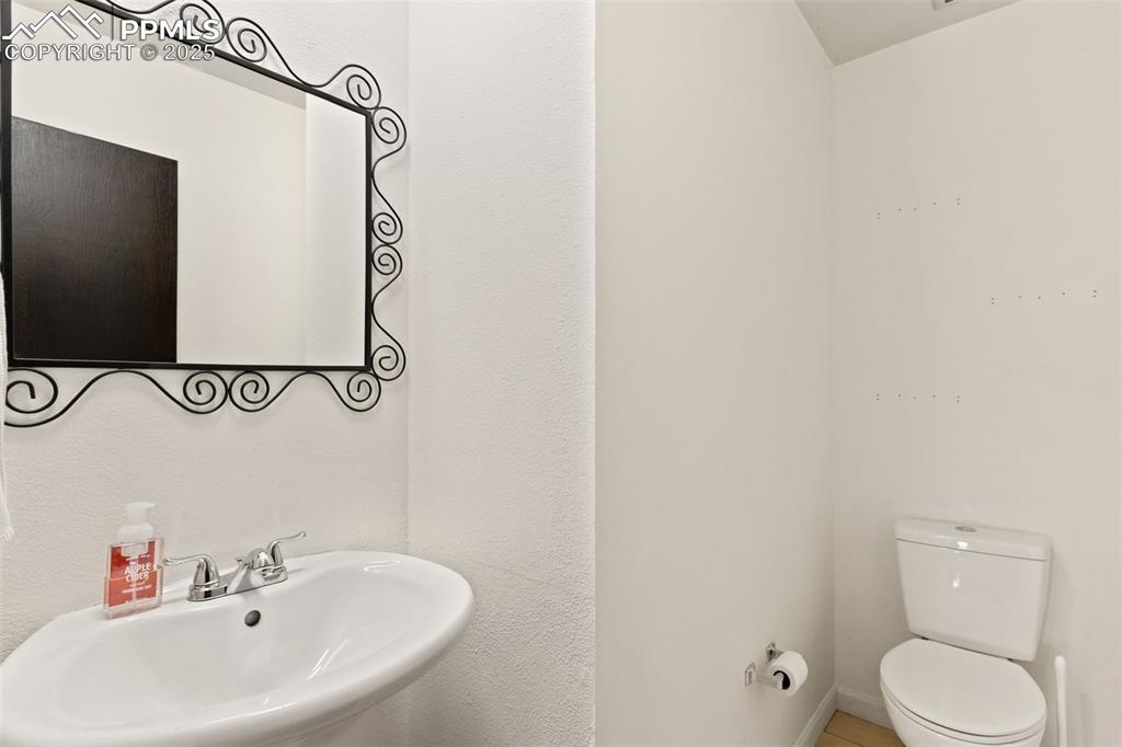 Upper level bathroom