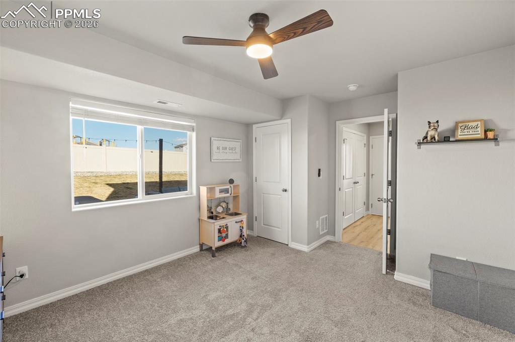 Upgraded the space to include 4th bedroom