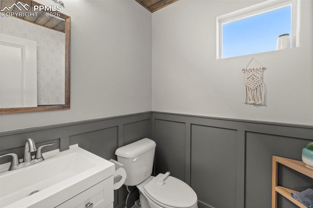 Upgraded all the bathroom fixtures from chrome to brushed nickel- including door handles/hardware.