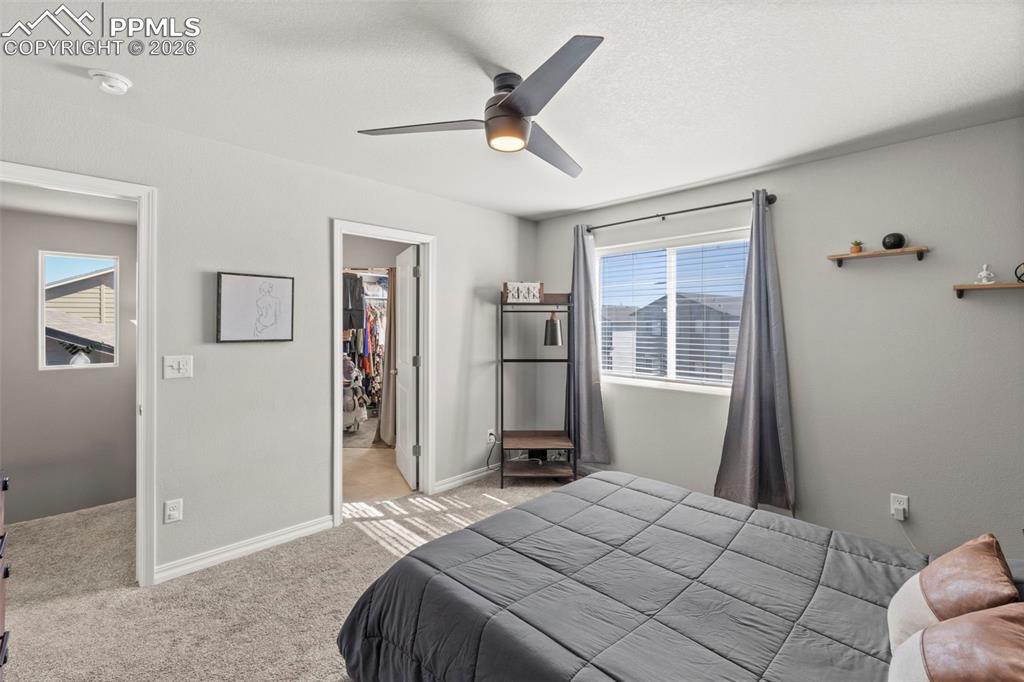 Ceiling fans installed in all the bedrooms