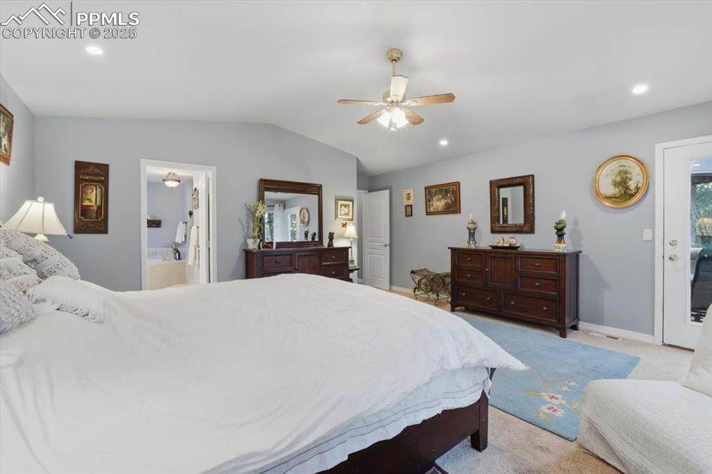 Main level master with en-suite 5 piece bathroom, and walkout on to deck!