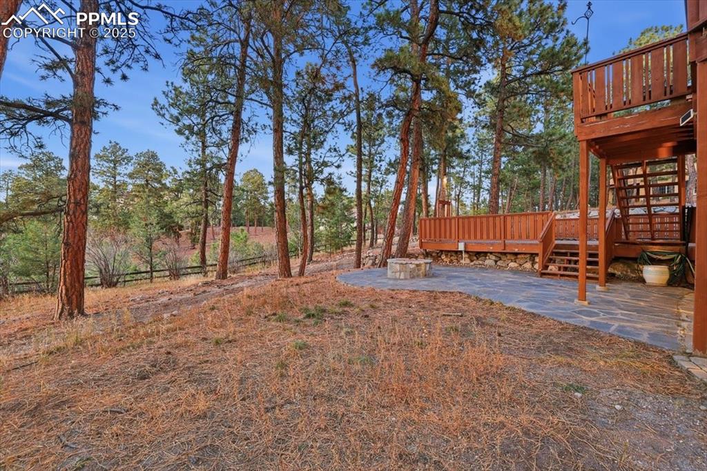 Lower patio off of basement walkout