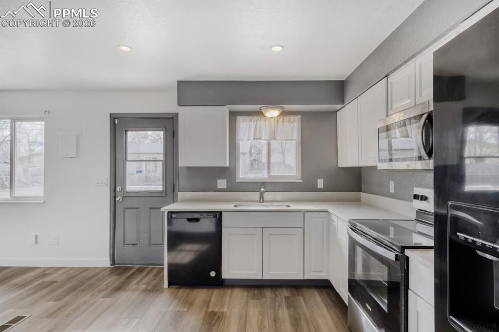 Upper Level-Freshly updated kitchen