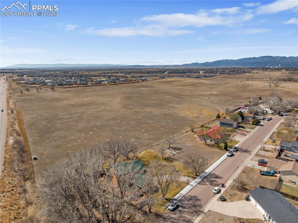 Backs to undeveloped land