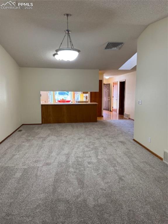 Living Room looking toward the Dining Room New Carpet