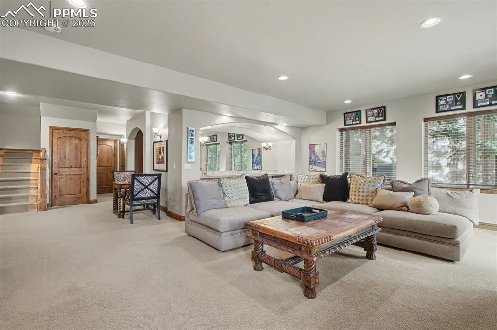 Entertain with absolute ease using the fully equipped wet bar, located just steps from the patio.