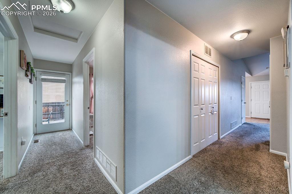 Hallway to the Bedrooms and Bathrooms.