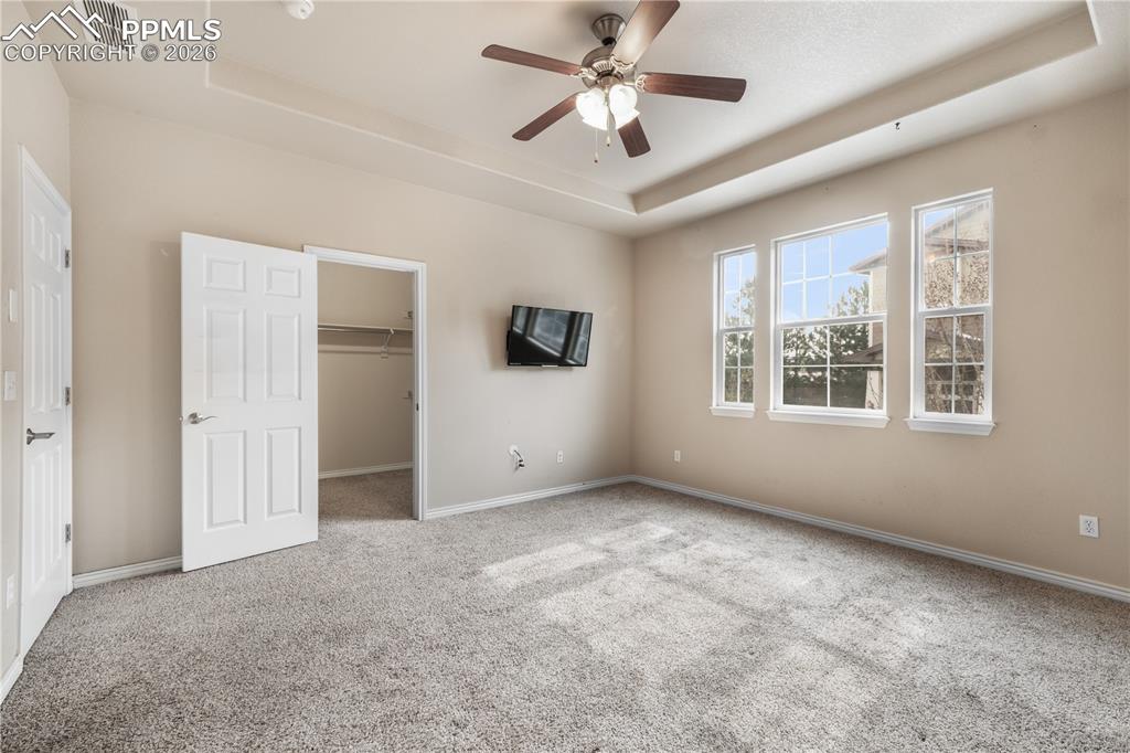 2nd bedroom with large walk in closet and ensuite 5 piece bathroom