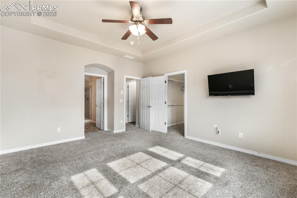 2nd bedroom with large walk in closet and ensuite 5 piece bathroom