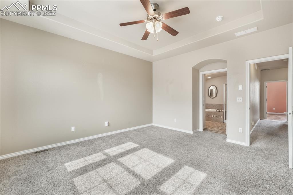 2nd bedroom with large walk in closet and ensuite 5 piece bathroom