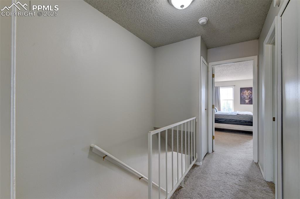 Hallway between bedrooms
