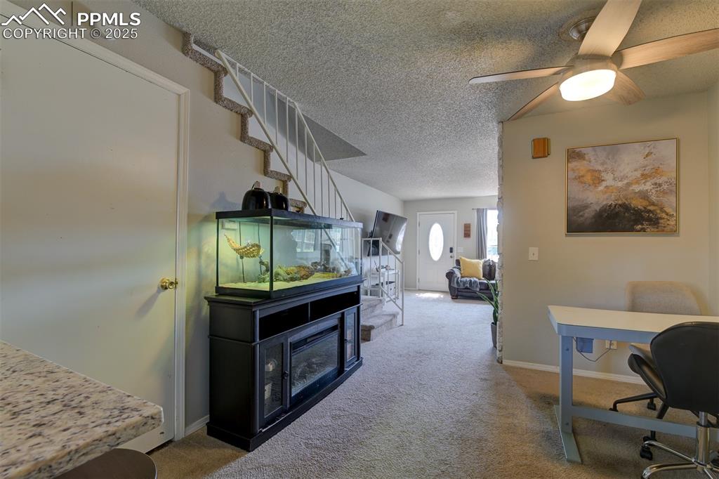 View from Kitchen back to dining and living areas.