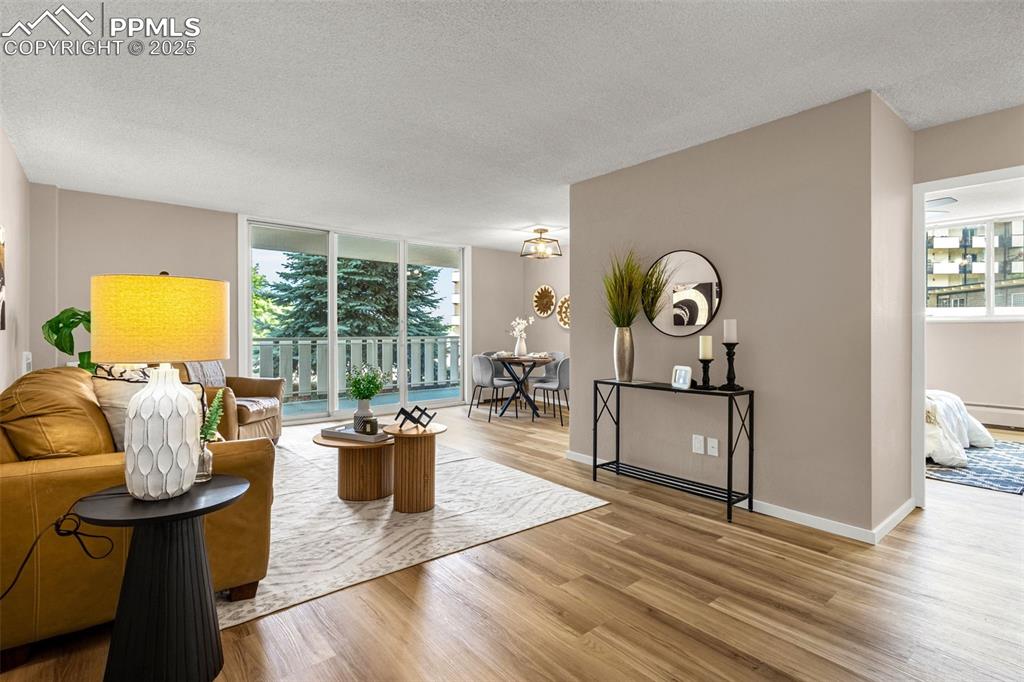 With new paint and LVP floors, this gem is move in ready!!  HOA fees cover EVERYTHING except electric!