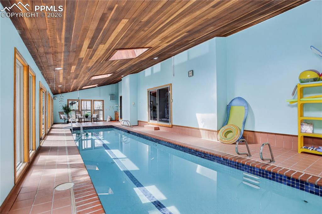 Indoor lap pool