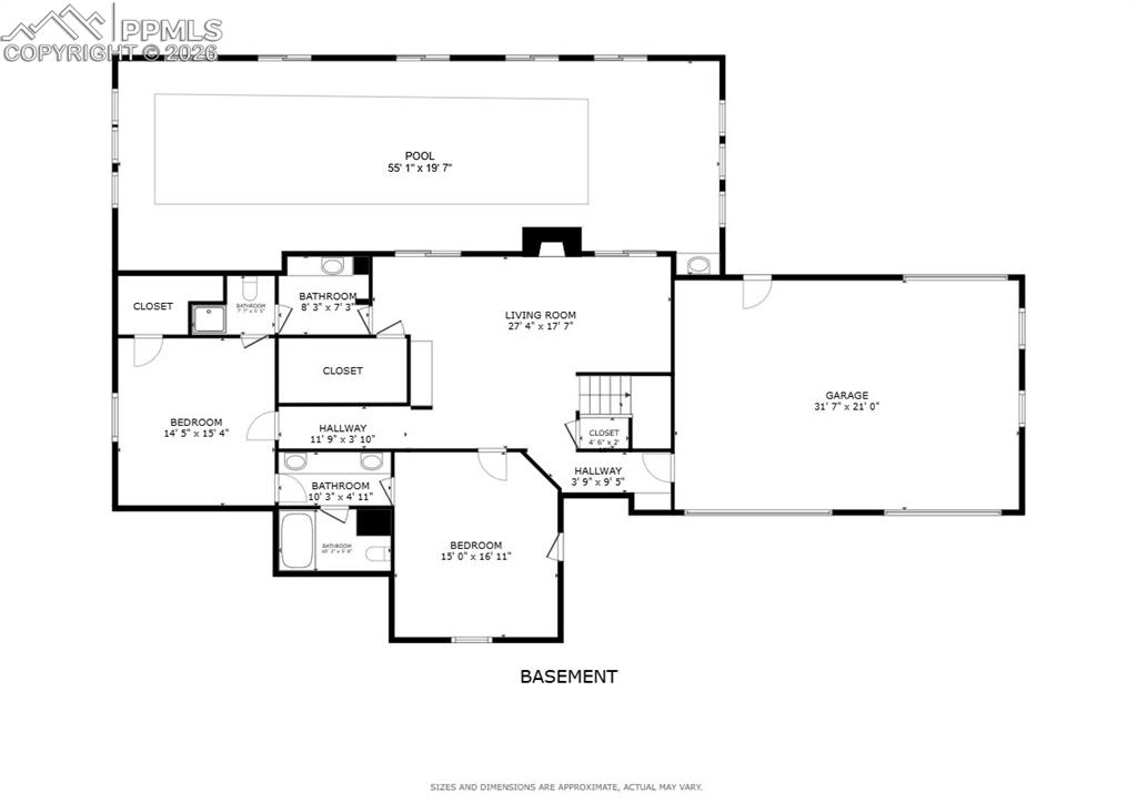 Floor plan - basement