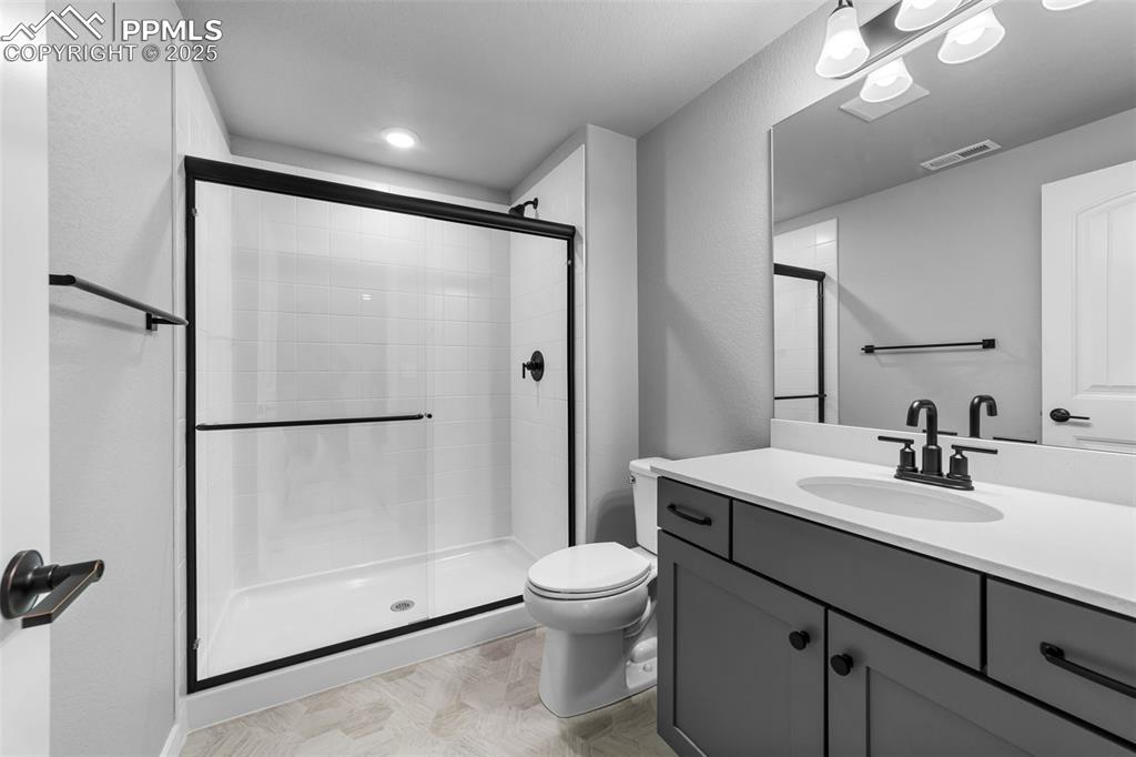 3/4 Bath in the Basement