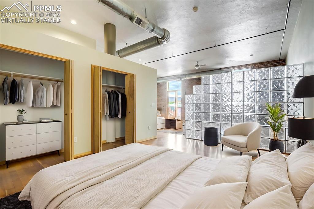 Virtually Staged Bedroom