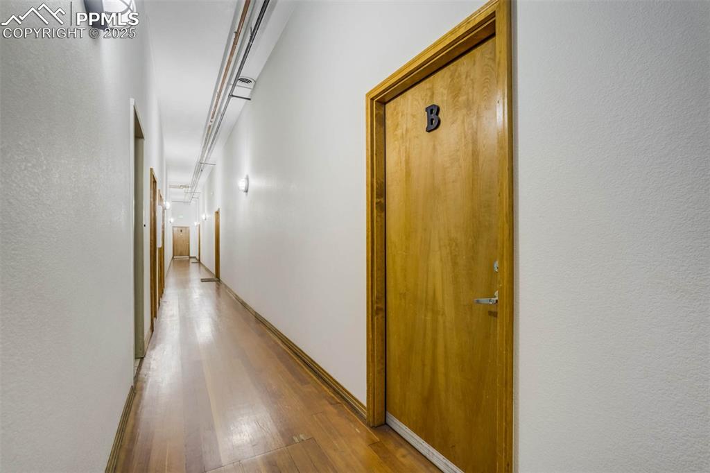 Hallway to lofts