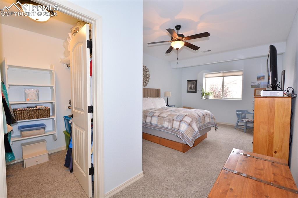 Bedroom in full basement