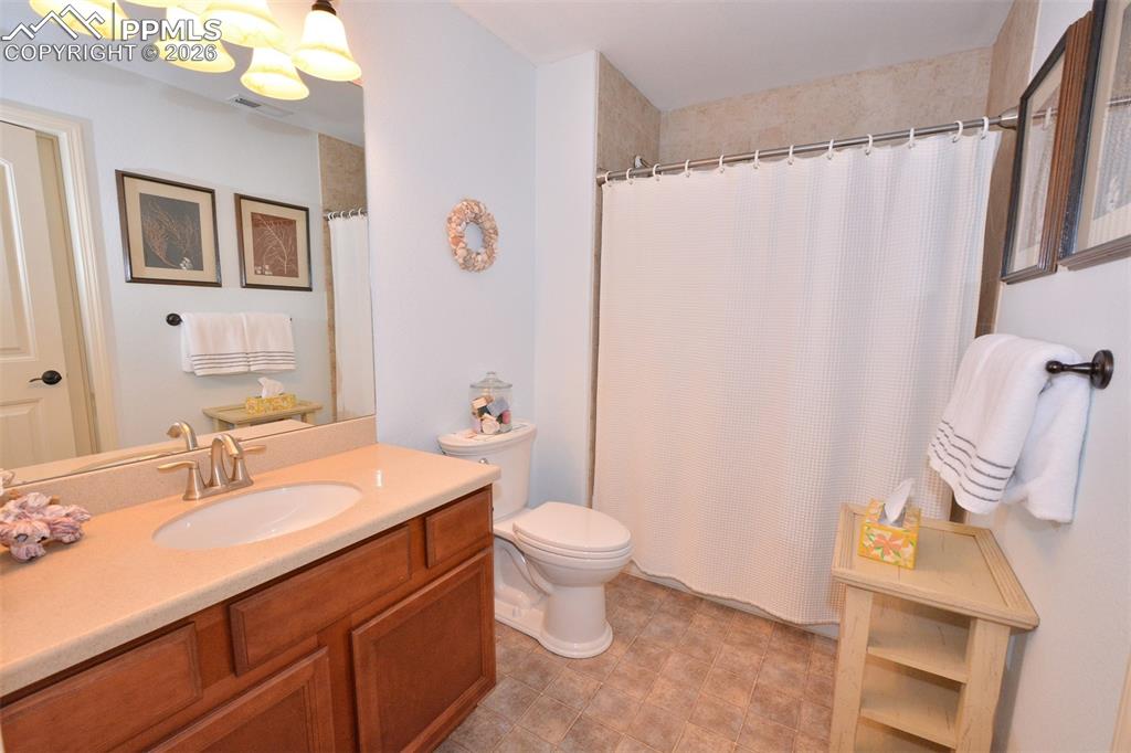 Full bathroom in the basement