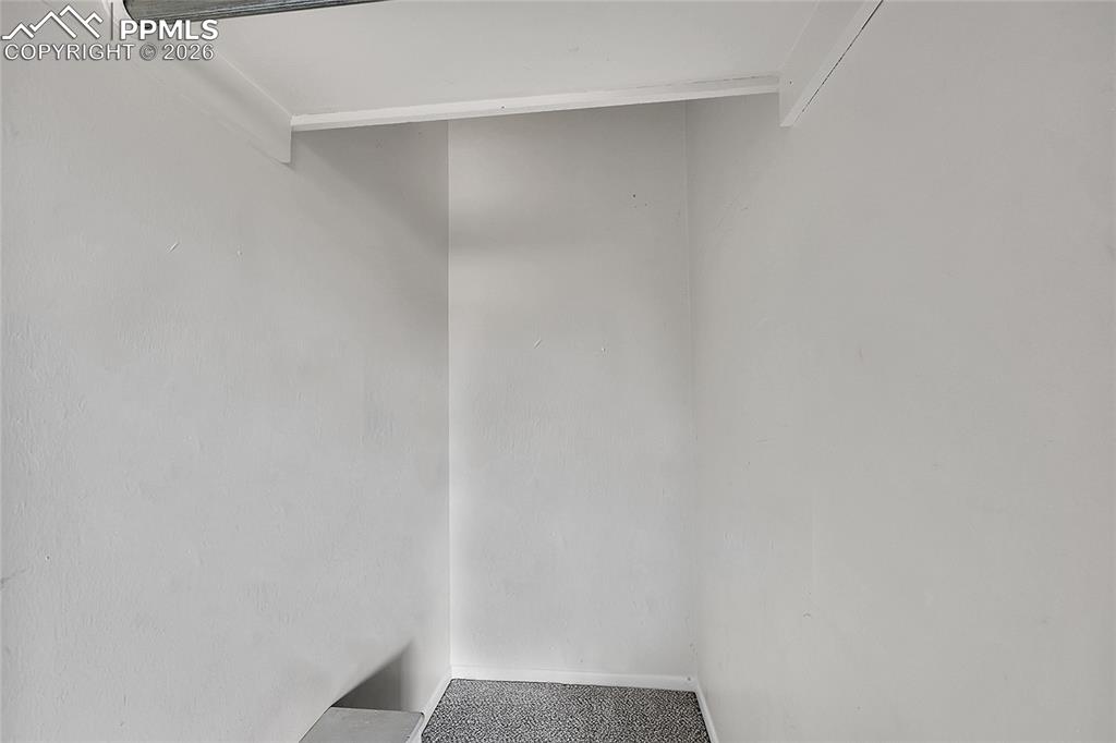 View of spacious closet