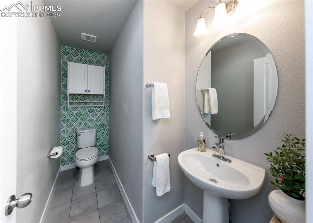 Half Bath on Main Floor