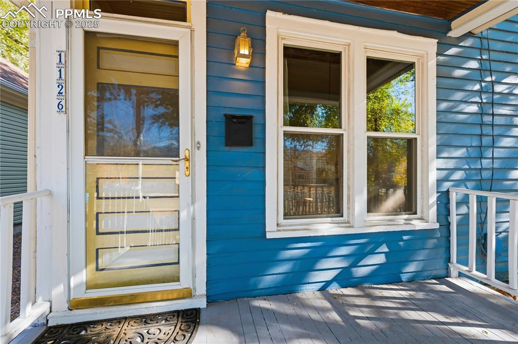 Entrance to property