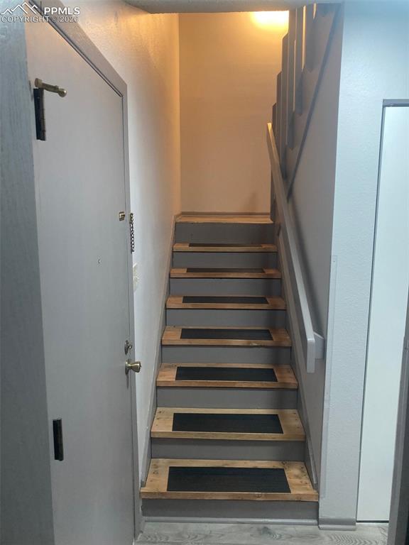 Stairs to second floor