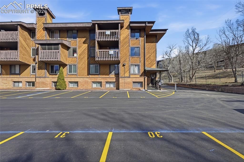 Building Southwest Corner where entry door is.