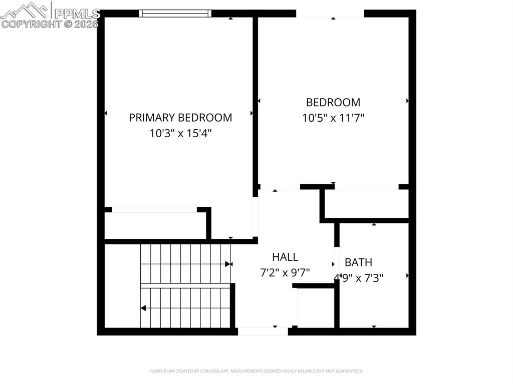 2nd level floor plan