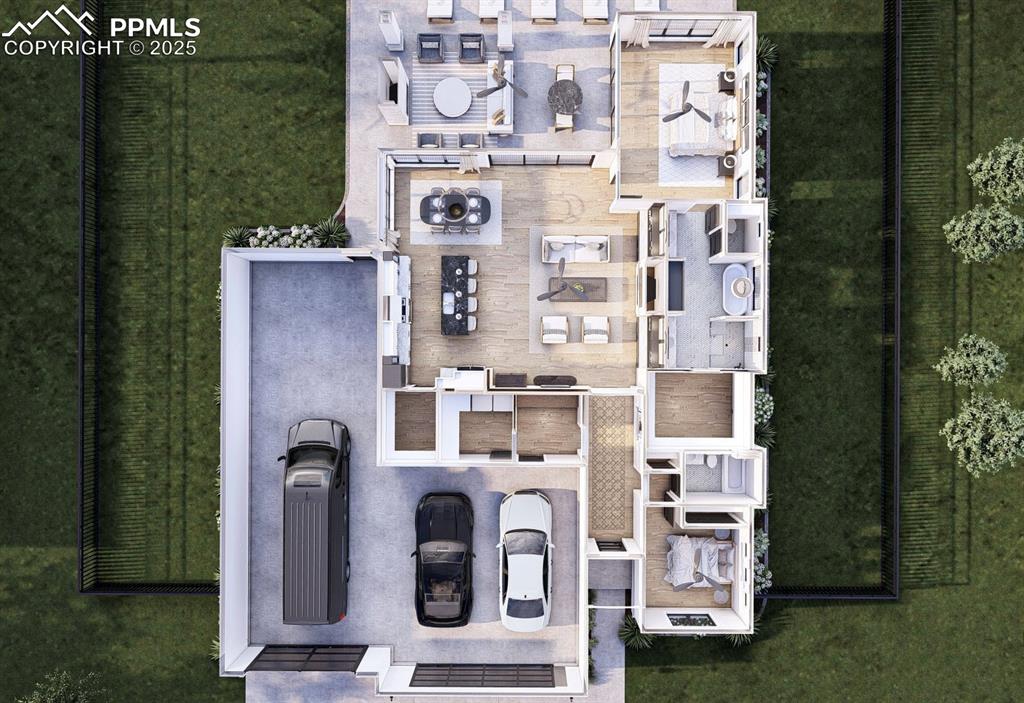 Dollhouse View: Virtual Rendering