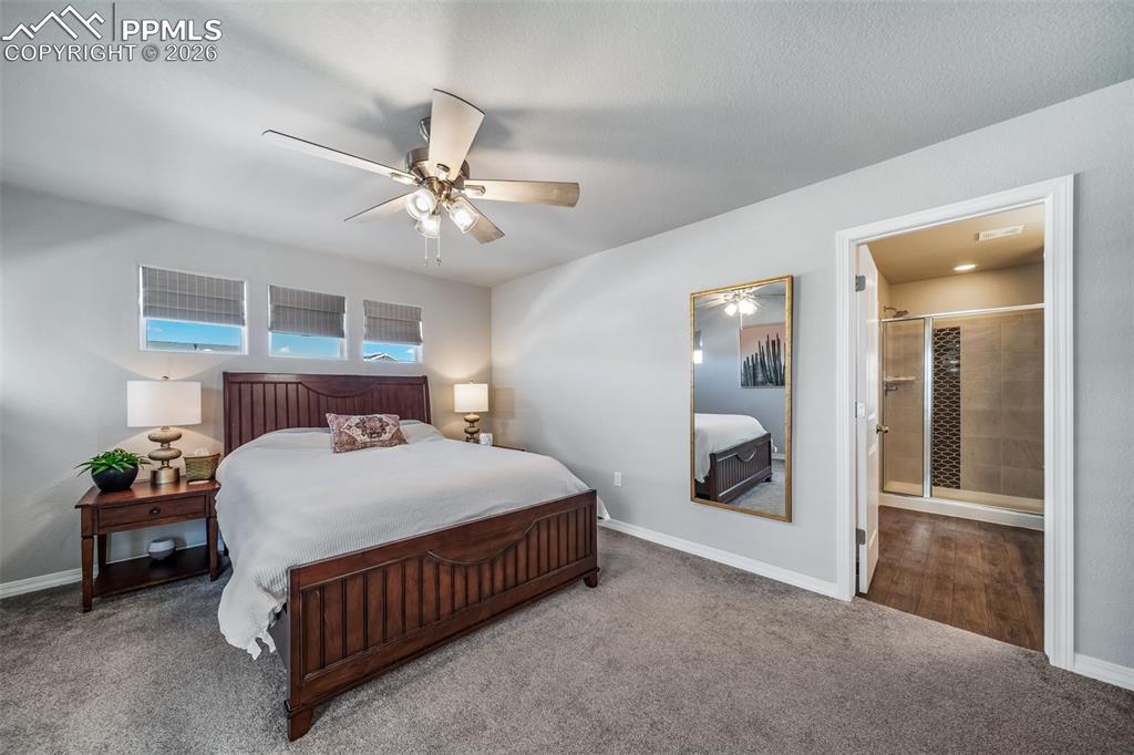 Island opens to the living room and backyard. 