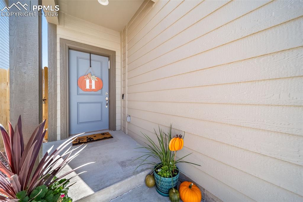Curb appeal with complete landscaping front and rear. 