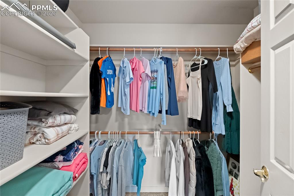 Third bedroom walk in closet.