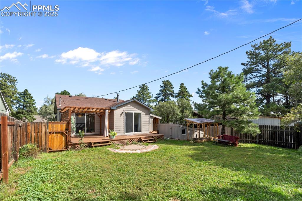 Backyard with room for fun!