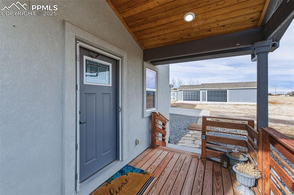 Covered Front Porch.