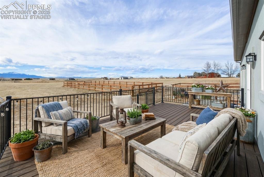 Virtually Staged. The view is real!