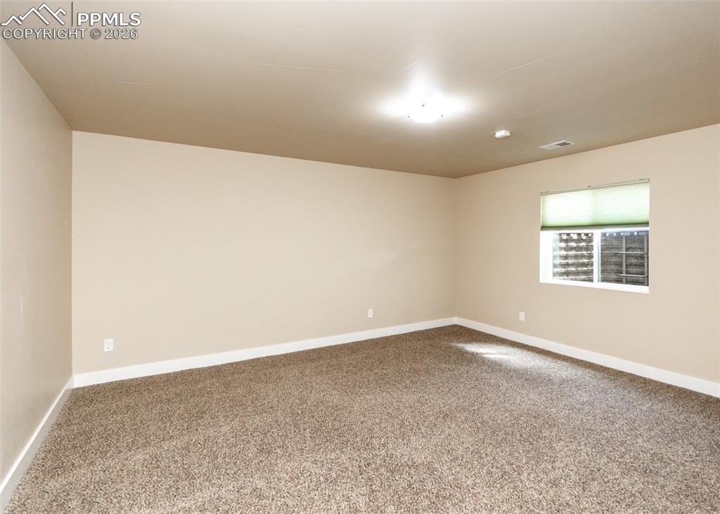 basement bedroom