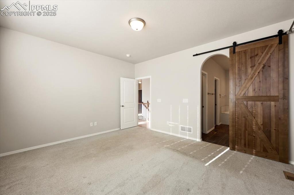 Barn door for bathroom privacy 