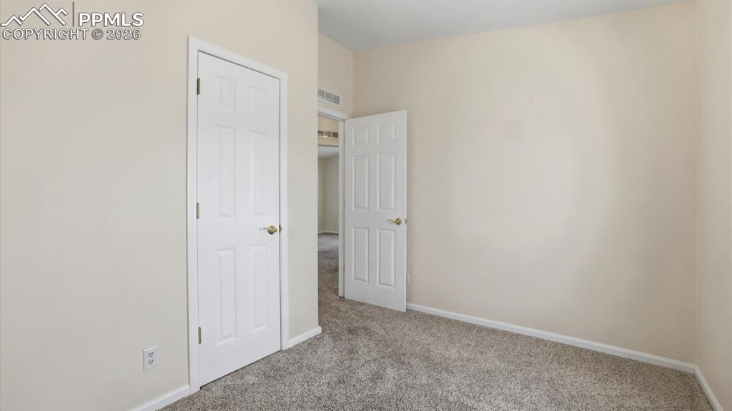 Bedroom #1 has a generous closet.