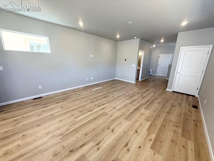 Living room with LVP flooring!